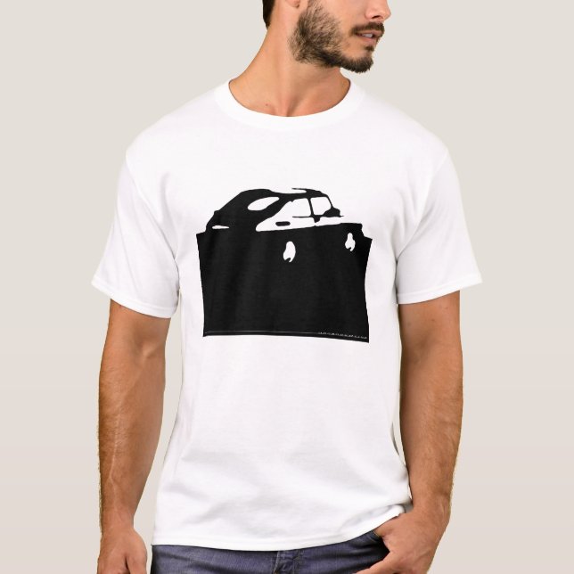 T-shirt Saab 900 SPG/Aero - dans le noir pour une chemise (Devant)