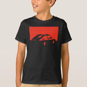 T-shirt Saab 900 SPG/Aero - rouge sur les chemises foncée