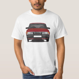 T-shirt Saab 900 turbo (rouge)