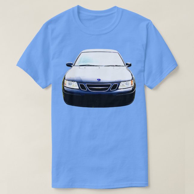 T-shirt Saab 93 OG 1ère génération classique contraste éle (Design devant)
