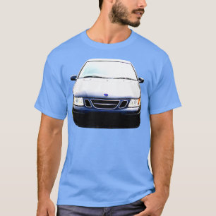 T-shirt Saab 93 OG 1ère génération classique contraste éle