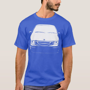 T-shirt Saab 93 OG 1ère génération monobloc classique blan