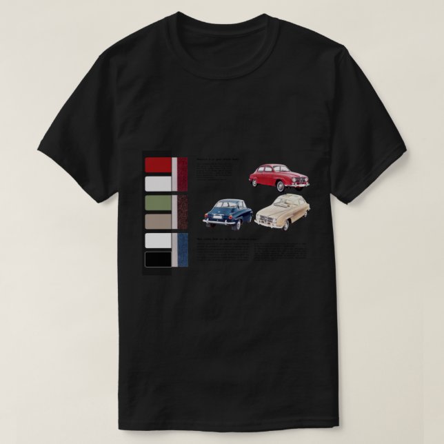 T-SHIRT SAAB 96     (Design devant)