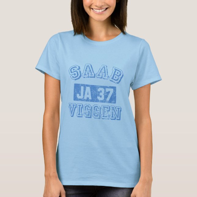 T-shirt Saab Viggen - BLEU (Devant)