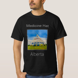 T-shirt Saamis Tepee, Casquette en médecine, Alberta