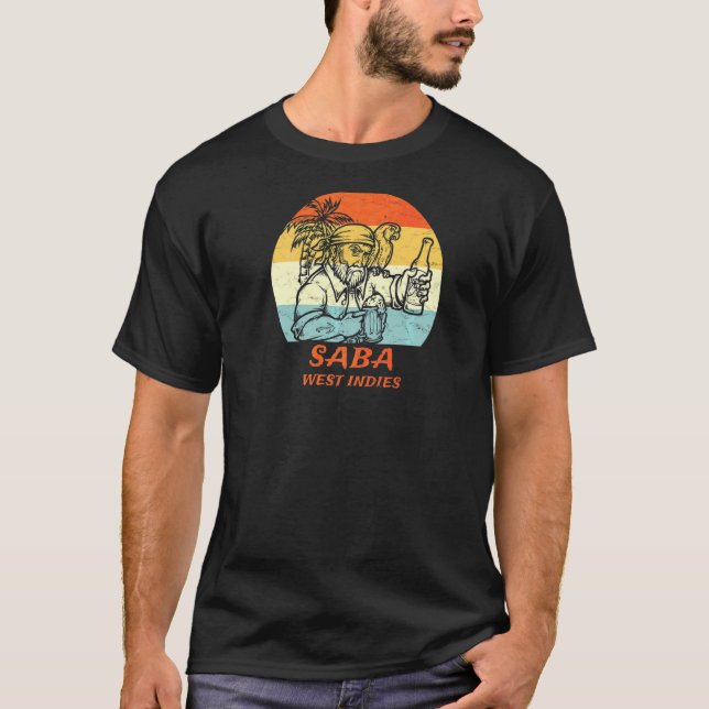 T-shirt Saba West Indies Vintage (Devant)