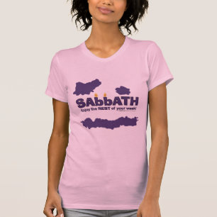 T-shirt Sabbat aux bougies - Profitez du reste de votre se