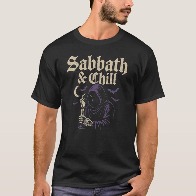 T-shirt Sabbath et Chill - (Devant)