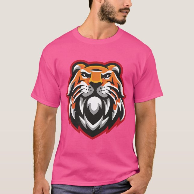 T-shirt Saber teeth tiger (Devant)