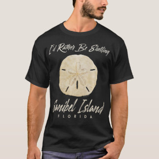 T-shirt Sable de bombardement Coquillage de fond Sanibel I