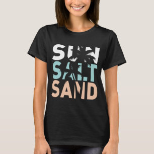 T-shirt sable de plage, tee de plage, été