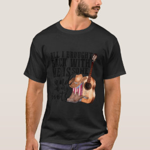 T-shirt Sable Rétro Dans Mes Bottes Western Cowgirl Cowboy