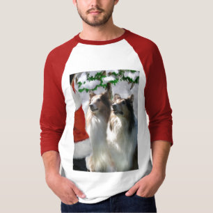T-shirt Sable Rough Collie Cadeaux de Noël