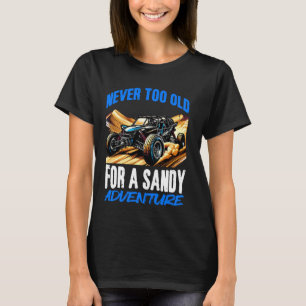 T-shirt Sable Sun Beach Race Sand Rail Course Voiture Vieu