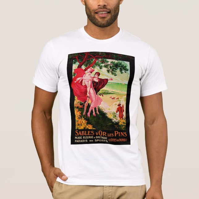 T-shirt Sables d'Or les Pins (Devant)