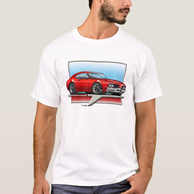 T-shirt Sabre d'abordage de 1969 rouges (Devant)