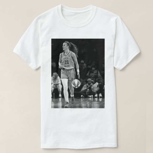 T-shirt Sabrina Ionescu - Noir Blanc C (Design devant)