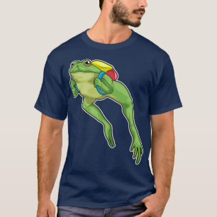 T-shirt Sac à dos de randonneur de grenouilles