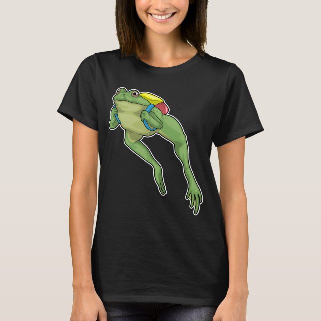 T-shirt Sac à dos de randonneur de grenouilles (Devant)