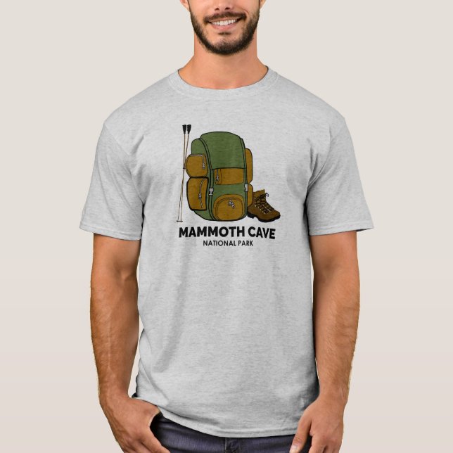 T-shirt Sac à dos du parc national Mammoth Cave (Devant)