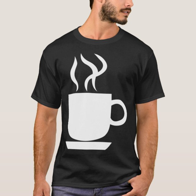 T-shirt Sac à dos pour brasseur de café (Devant)