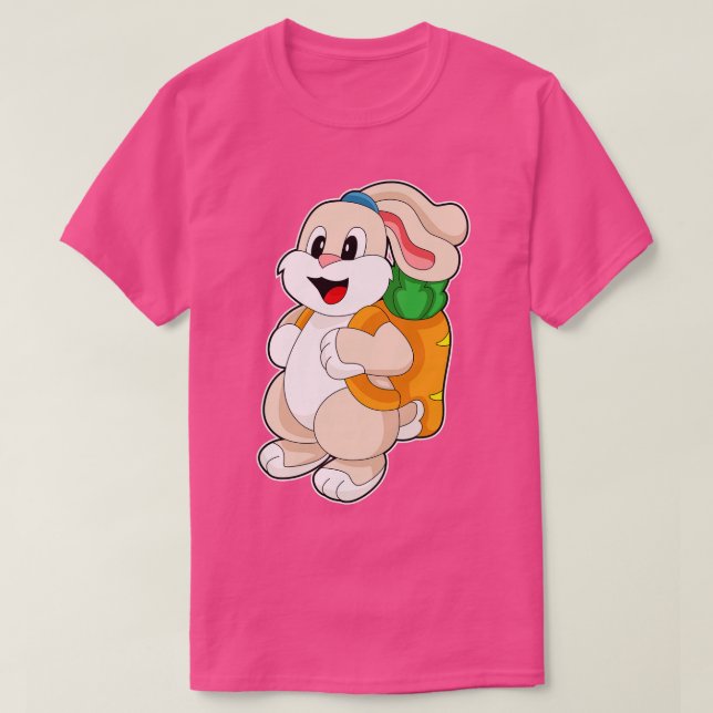 T-shirt Sac à dos pourri de lapin (Design devant)