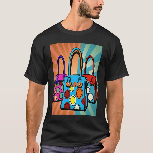 T-shirt Sac à main Frameur Pop (Devant)