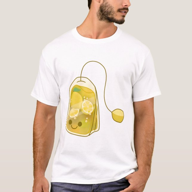 T-shirt Sac à thé au citron (Devant)