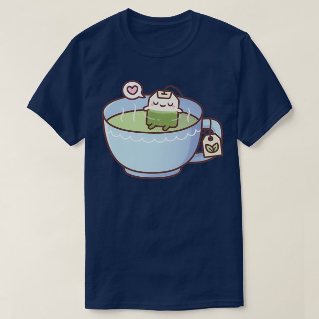 T-shirt Sac À Thé Dans Teacup Relaxant Thé (Design devant)
