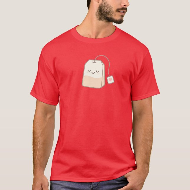 T-shirt Sac à thé Steeped in Calm (Devant)