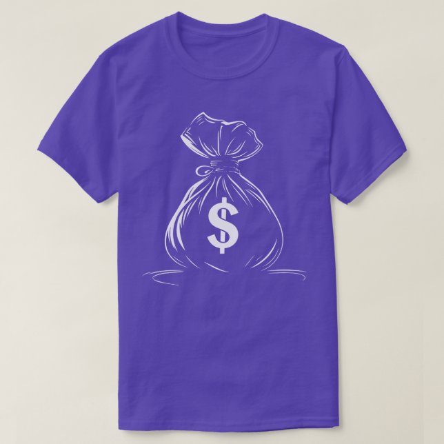 T-shirt Sac d'argent obtenir argent (Design devant)