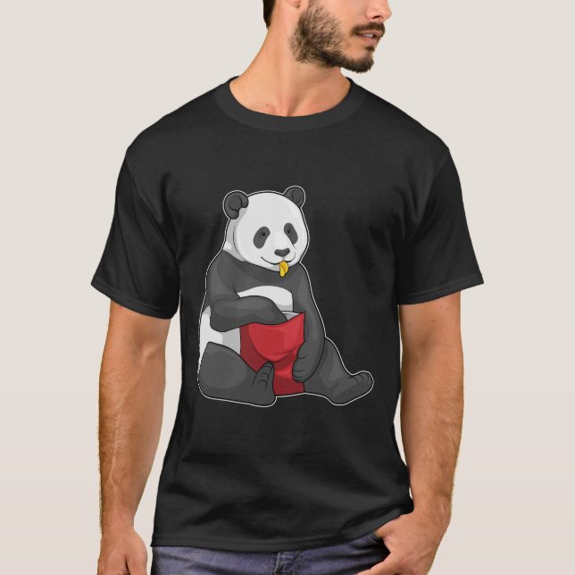 T-shirt Sac de chips Panda Chips (Devant)