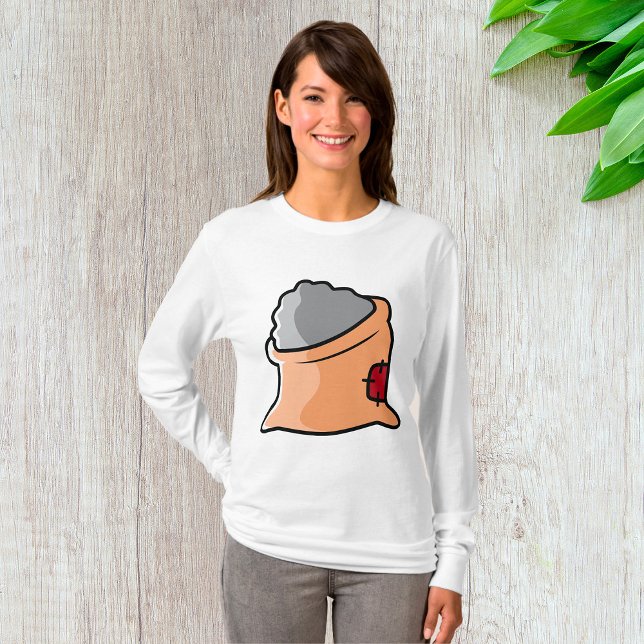 T-shirt Sac de ciment Matériau de construction (Créateur téléchargé)