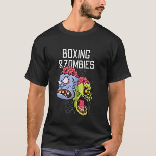 T-shirt Sac de frappe de zombie de boxe combattant de knoc