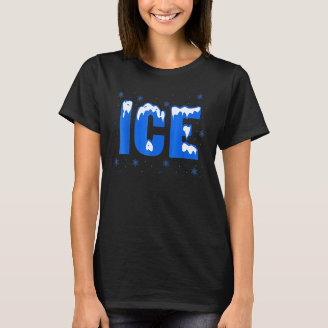 T-shirt Sac de glace congelé Halloween 2022 Costume (Devant)