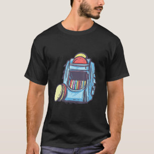 T-shirt Sac De Golf Disque Avec Disques