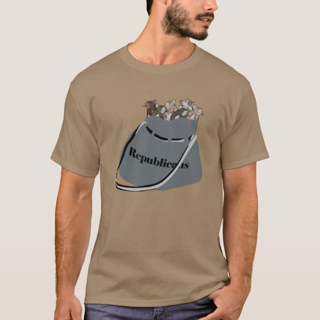 T-shirt Sac de Rats Républicains (Devant)