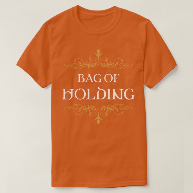 T-shirt Sac de retenue Tabletop Addict RPG (Design devant)
