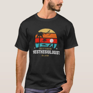 T-shirt Sac de retraite de style rétro Anesthésiologi retr