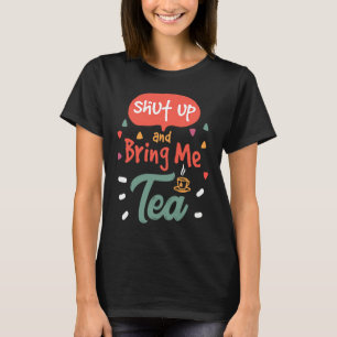 T-shirt Sac de thé infusion buveur de thé chaud matcha rel