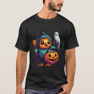 T-shirt Sac Halloween Kiwis fantôme friandise effrayante 5
