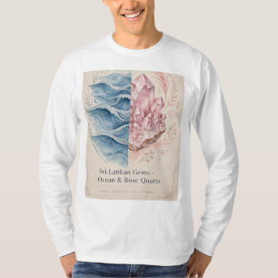 T-shirt Sac Sri Lankais - Océan & Quartz Rose Sac Cabas