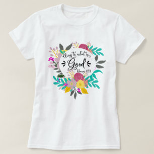 T-shirt S'accrocher à ce qui est bon