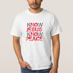 T-shirt Sachez que Dieu savent la paix