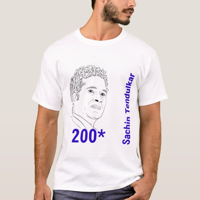 T-shirt Sachin Tendulkar 200 (Devant)