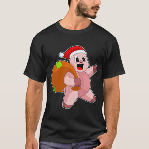 T-shirt Sacoche de Noël de porc