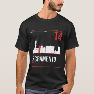 T-shirt Sacramento California Skyline ShiftTape Vol 14