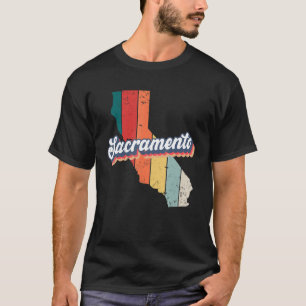 T-shirt Sacramento City Retro Vintage Californie