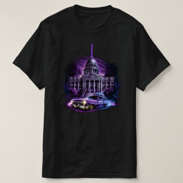 T-shirt Sacramento Kings Lowrider Bombe Lumière La Poutre (Design devant)