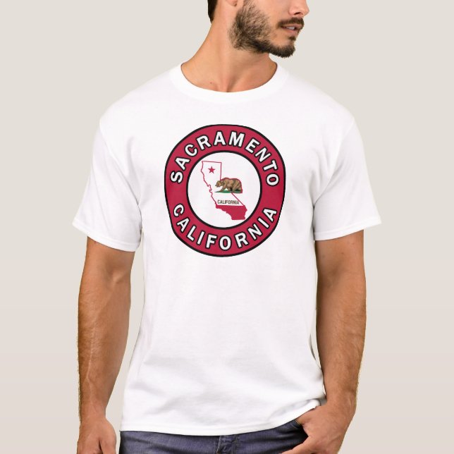 T-shirt Sacramento la Californie (Devant)